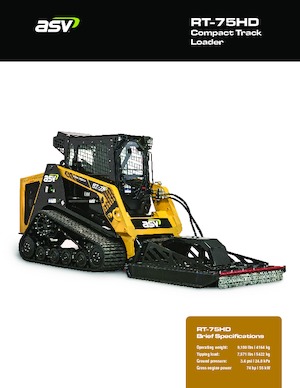 Schrankladers ASV RT 75 Heavy Duty