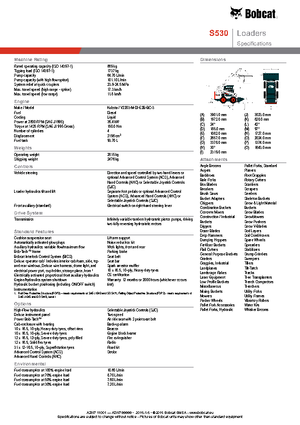 Schrankladers Bobcat S530