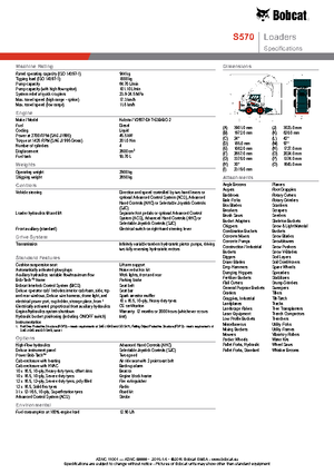 Schrankladers Bobcat S570