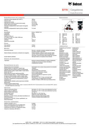 Schrankladers Bobcat S770