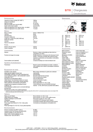 Schrankladers Bobcat S770