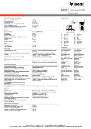 Schrankladers Bobcat S770