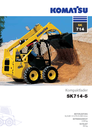 Schrankladers Komatsu SK714-5 Super Flow