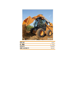 Schrankladers Case SR 220