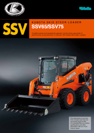 Schrankladers Kubota SSV65PHC