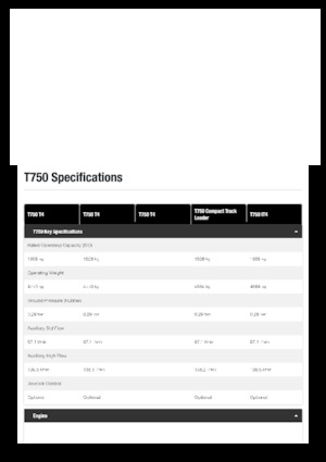 Schrankladers Bobcat T750