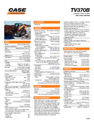 Schrankladers Case TV370B