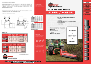 Zomeronderhoudsapparatuur/Hellingmaaiers Sauerburger Omega 1600