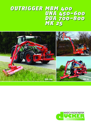 Zomeronderhoudsapparatuur/Hellingmaaiers Dücker UNA 500 TTM