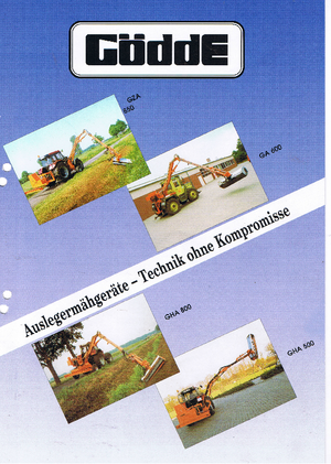 Zomeronderhoudsapparatuur/Hellingmaaiers Gödde GA 600