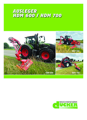 Zomeronderhoudsapparatuur/Hellingmaaiers Dücker HDM 600  VMS 1200