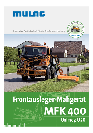 Zomeronderhoudsapparatuur/Hellingmaaiers Mulag MFK 400