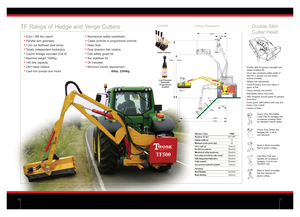 Zomeronderhoudsapparatuur/Hellingmaaiers Twose TF 500