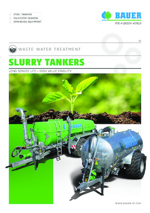 Mesttanks Bauer Irrigation Pump tanker poly 241+ tridem axle