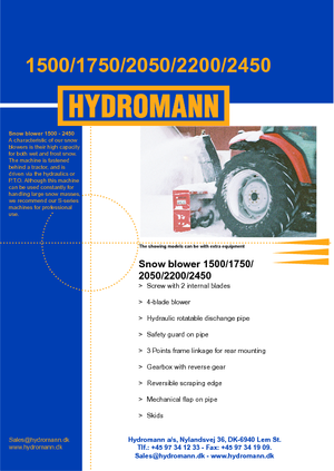 Sneeuwfrezen Hydromann 2050