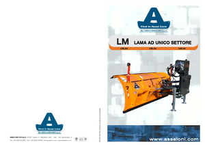 Sneeuwploegen, lichte modellen Assaloni LM 32