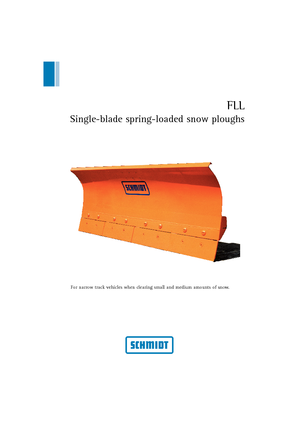 Sneeuwploegen met veerkleppen Schmidt FLL 24 *