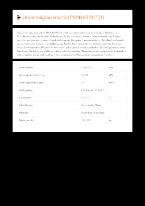 Sneeuwploegen met draaikleppen Pronar PU-T20