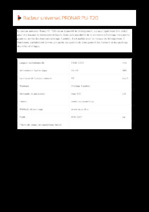 Sneeuwploegen met draaikleppen Pronar PU-T20
