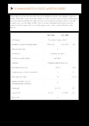 Sneeuwploegen met draaikleppen Pronar PUV 2800