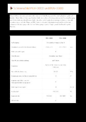 Sneeuwploegen met draaikleppen Pronar PUV 3300
