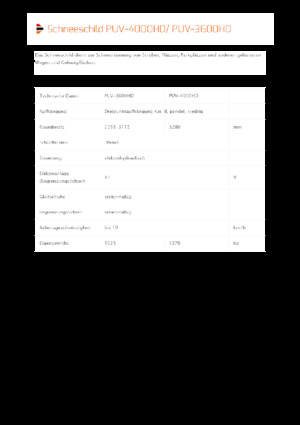Sneeuwploegen met draaikleppen Pronar PUV 3600HD