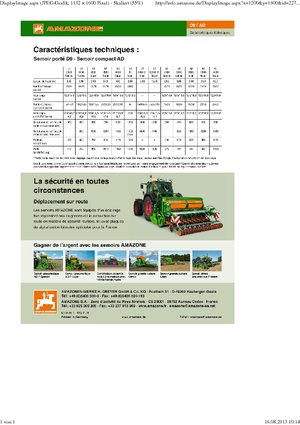 Zaaimachines Amazone AD 3000 Super RoTec