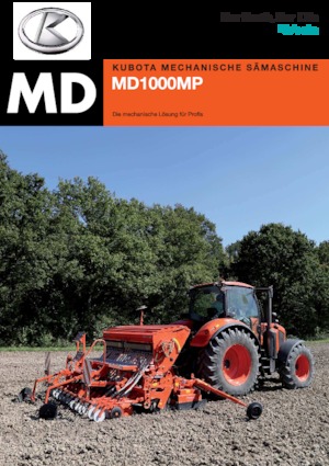 Zaaimachines Kubota MD1400MP FGS
