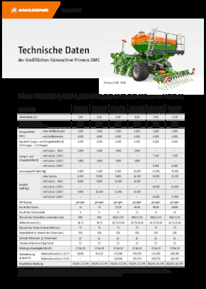 Zaaimachines Amazone Primera DMC 3000