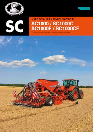 Zaaimachines Kubota SC1301 e-com