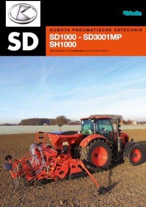 Zaaimachines Kubota SD3301MP e-bas