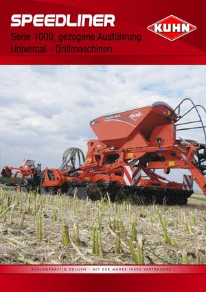 Zaaimachines Kuhn Speedliner 4000-32