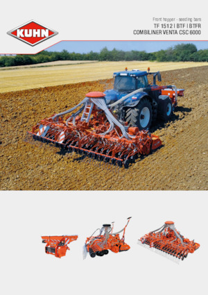 Zaaimachines Kuhn Venta TF 1512 IsoBus Vario 