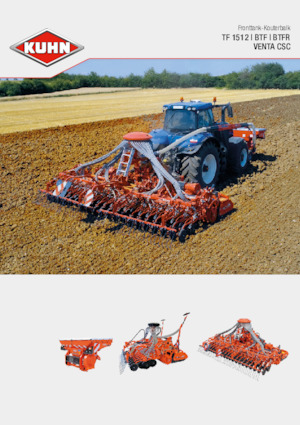 Zaaimachines Kuhn Venta TF 1512 IsoBus Vario 