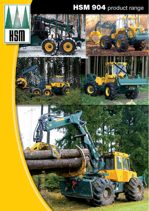 Speciale schuiftractors HSM 904 Z 6WD