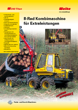 Speciale schuiftractors Welte W 240