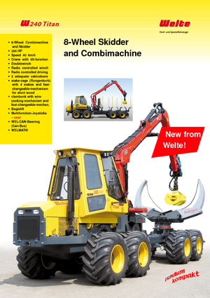 Speciale schuiftractors Welte W 240