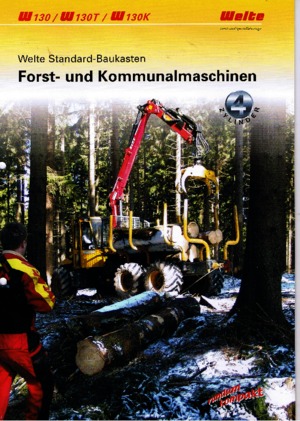 Speciale schuiftractors Welte W 130 T