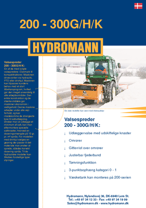 Koppelbare strooier Hydromann 200 G