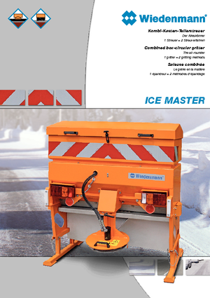 Koppelbare strooier Wiedenmann Ice Master DUO 200