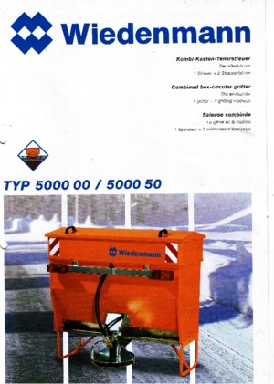 Koppelbare strooier Wiedenmann 5000