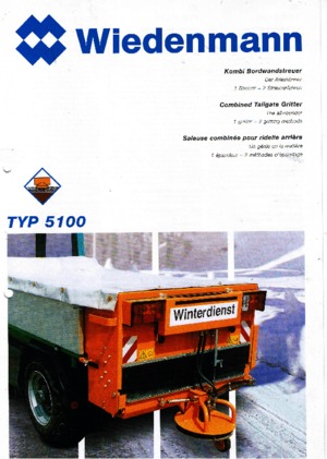 Koppelbare strooier Wiedenmann 5100