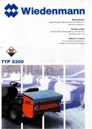 Koppelbare strooier Wiedenmann 5300