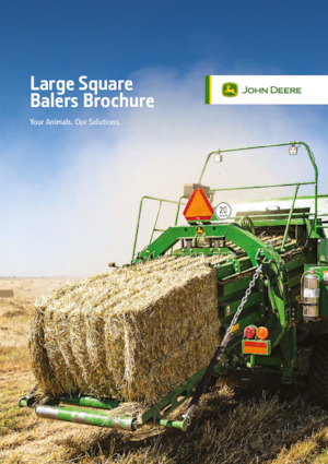 Vierkante-balenpersen John Deere L331R