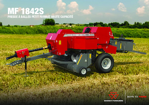 Vierkante-balenpersen Massey Ferguson SB 1842S