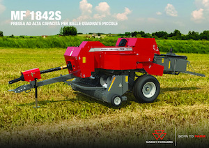 Vierkante-balenpersen Massey Ferguson SB 1842S