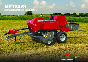 Vierkante-balenpersen Massey Ferguson SB 1842S