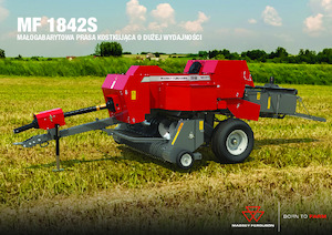 Vierkante-balenpersen Massey Ferguson SB 1842S