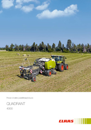 Vierkante-balenpersen Claas Quadrant 4000