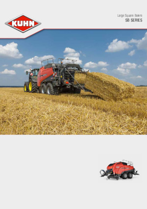 Vierkante-balenpersen Kuhn SB 1290